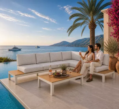 SALON ANGLEALU / TECK - VITA LOUNGE SUNS OUTDOOR