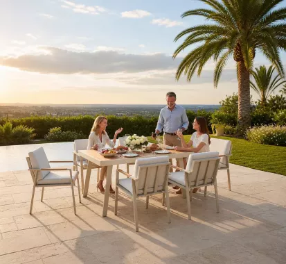Ensemble repas Nofi aluminium