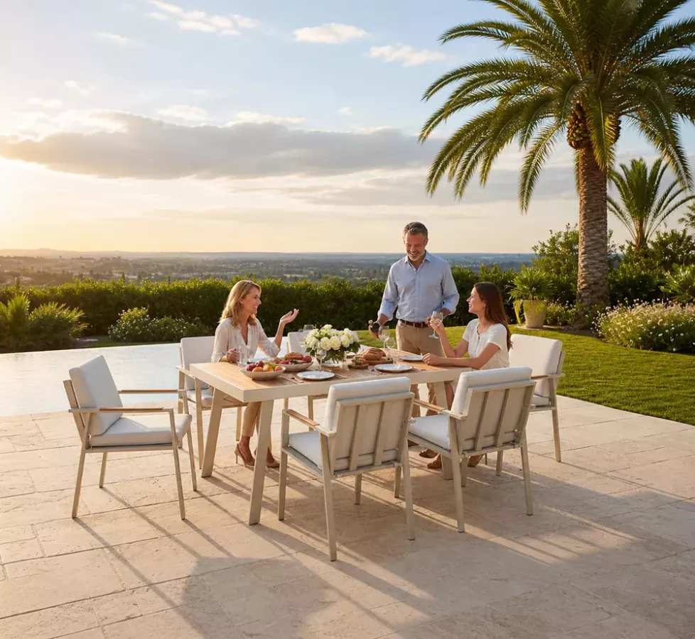 Ensemble repas Nofi aluminium