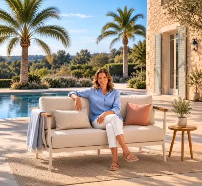 Salon de Jardin CONDOR Oyster Crème 4 Places – Apple Bee | Mobilier Outdoor Haut de Gamme Provence-Alpes-Côte d’Azur & Monaco