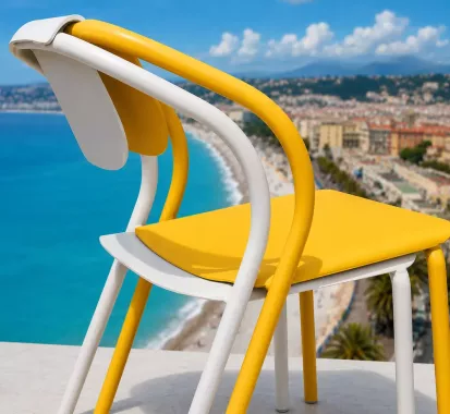 Chaise comfort mimosas empliable Allure d'Azur