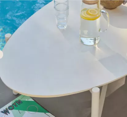 Ensemble Salon de Jardin BORA BORA 5 Places Apple Bee | Mobilier Extérieur Haut de Gamme Côte d’Azur & Monaco