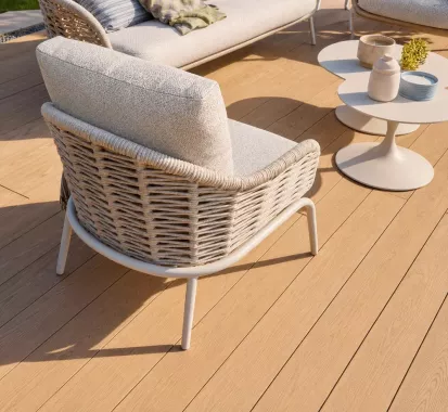SALON DE JARDIN ALUMINIUM CORDES - CASTELINI SUNS OUTDOOR
