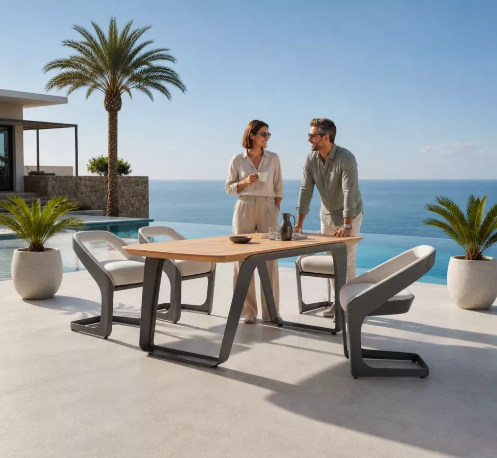 copy of ENSEMBLE TABLE A MANGER - ONDA PININFARINA