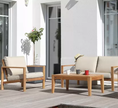 Fauteuil de jardin teck