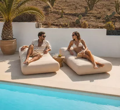 BAIN DE SOLEIL FLOTTANT PISCINE - NEW GARDEN