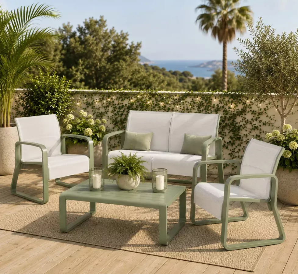 copy of FAUTEUIL ALUMINIUM TOILE MATELESSE - KENZA