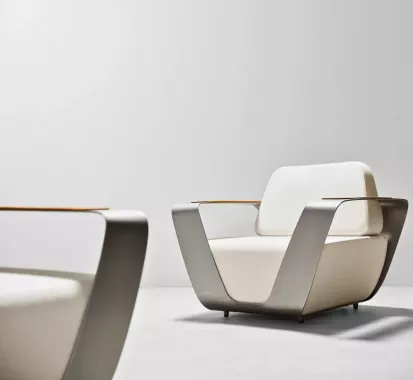 Fauteuil Extérieur de Luxe ONDA - Design Italien Pininfarina en Martinique
