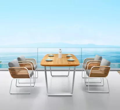 Table à Manger Wing Pininfarina – Design d’Exception | Caribbean Patio