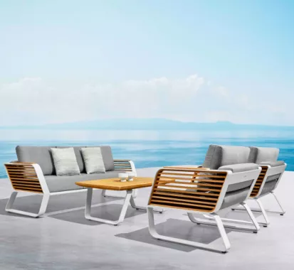 Salon Wing Pininfarina - Mobilier extérieur d’exception | Livraison et assemblage inclus en Martinique, Guadeloupe & St Martin