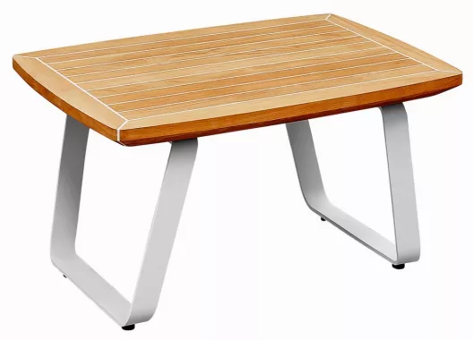 Table Basse de Jardin WING - Pininfarina | Élégance, Design et Durabilité en Teck & Aluminium – Disponible aux Antilles