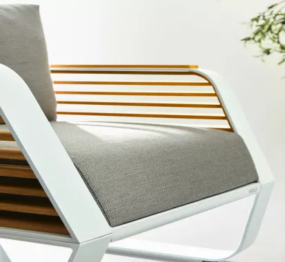 FAUTEUIL SALON JARDIN ALU DESIGN - WING PININFARINA