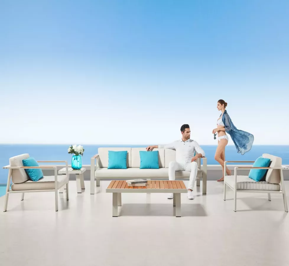 Salon de Jardin, design épuré, excellent rapport qualité/prix