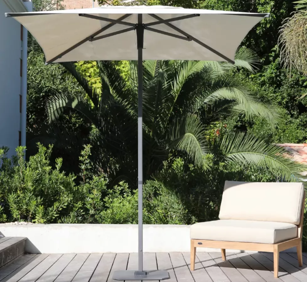 PARASOL 2X2M GRIS ALU COLORIS - SOLORADO MEDICIS