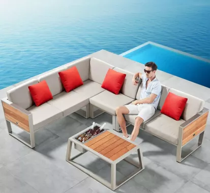 Salon d’angle YORK – Mobilier HIGOLD en Martinique & Antilles