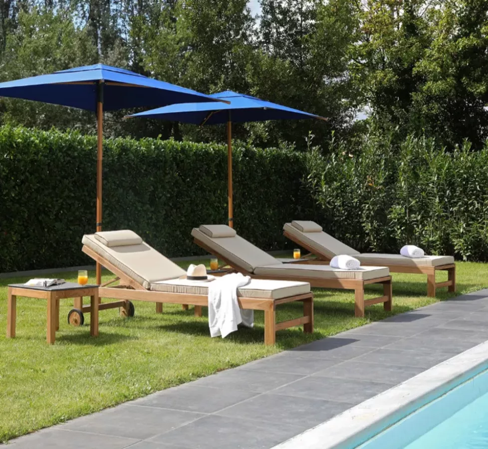 BAIN DE SOLEIL TECK COUSSIN OLEFIN 7 CM