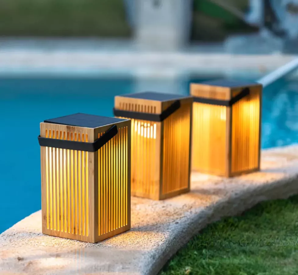 LAMPE LANTERNE SOLAIRE - OKINAWA NEW GARDEN