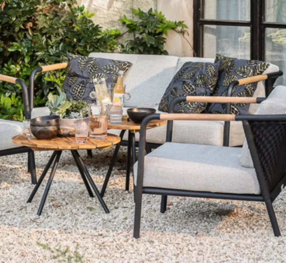 CANAPE 2 PLACES DESIGN ALU - ELLE APPLE BEE