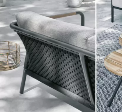 Salon de jardin ELLE – L’élégance contemporaine au naturel