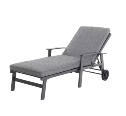 sun loungers aluminium black Nice French Riviera Azur Lounge
