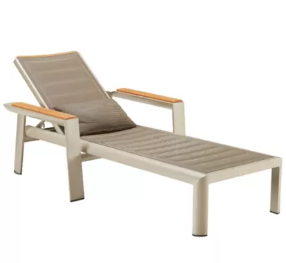 Bain de soleil GENEVA – Lignes épurées, design contemporain et élégance naturelle pour votre terrasse au bord de la piscine aux