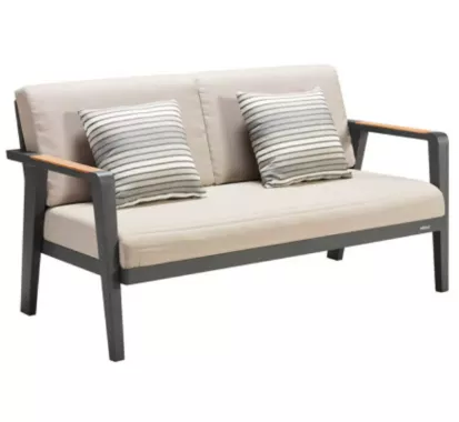 Salon de Jardin 4 places Haut de Gamme EMOTI – Aluminium & Teck – Caribbean Patio