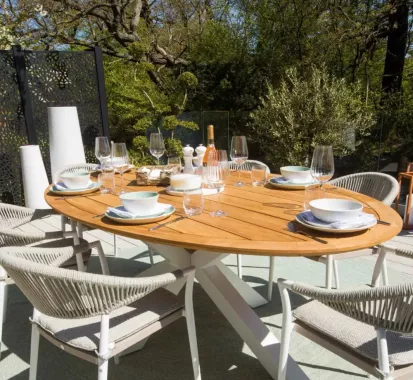 Chaise Matera aluminium corde – SUNS Outdoor | Azur Lounge Antibes