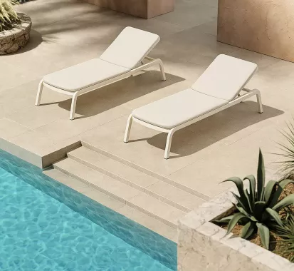 BAIN DE SOLEIL ALU BLANC - JOY HIGOLD