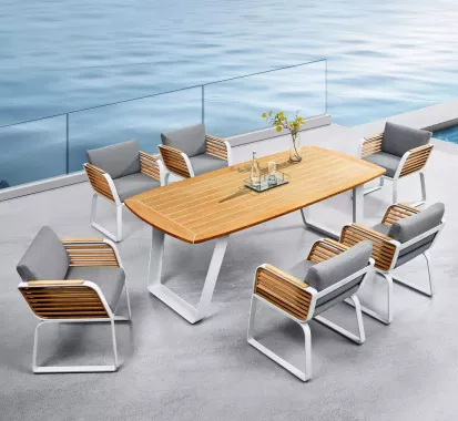 Ensemble Table à Manger et 6 Fauteuils