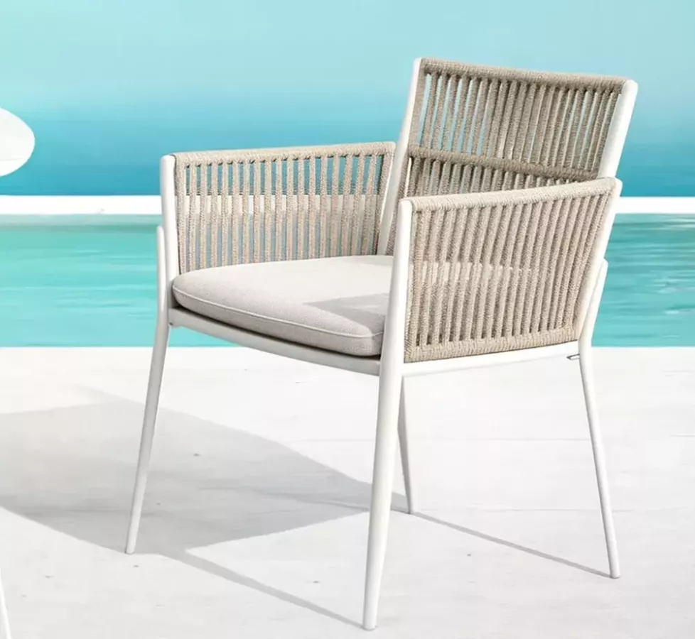 copy of ENSEMBLE TABLE DE JARDIN & 4 FAUTEUILS - HASTIA