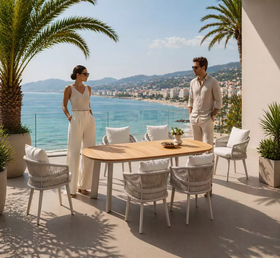 ensemble de repas d'extérieur AIO de Claudio Bellini