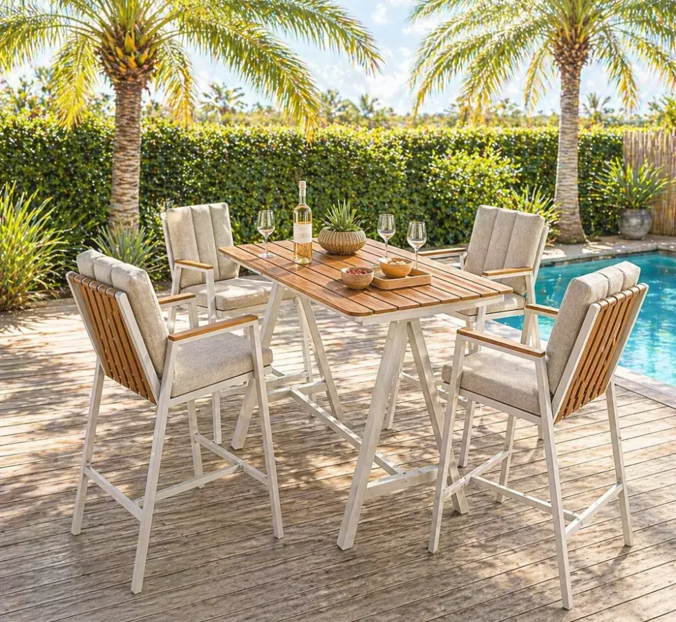 mange débout terrasse