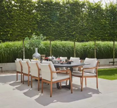 Fauteuil Table VITTORIA Teck Premium – Chaise Extérieure Haut de Gamme | Provence-Alpes-Côte d’Azur