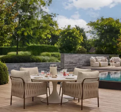 FAUTEUIL ESPACE REPAS LUXE ALU - FIAVE SUNS OUTDOOR